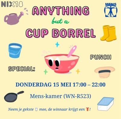 Anything but a cup borrel